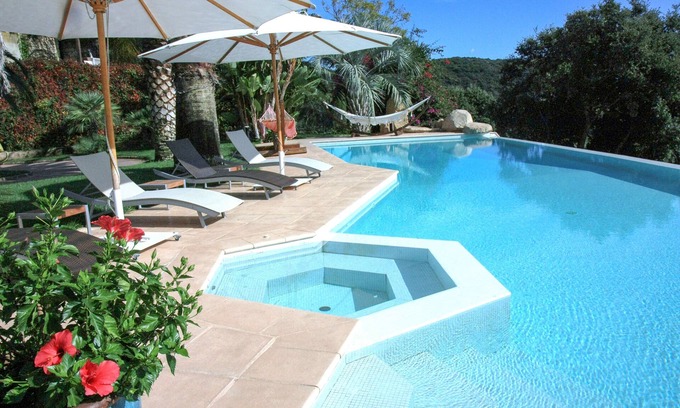 Alata Villa | Lujoso chalet piscina (20m) vista panorámico golfo ajaccio