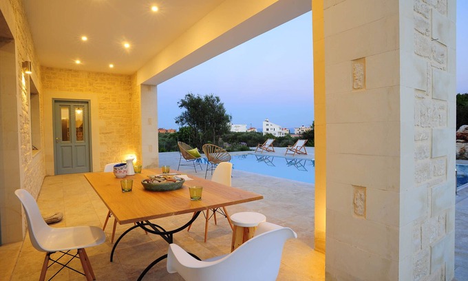 Akrotiri Villa | Luxury Villa | Private pool, seaview, close to the city