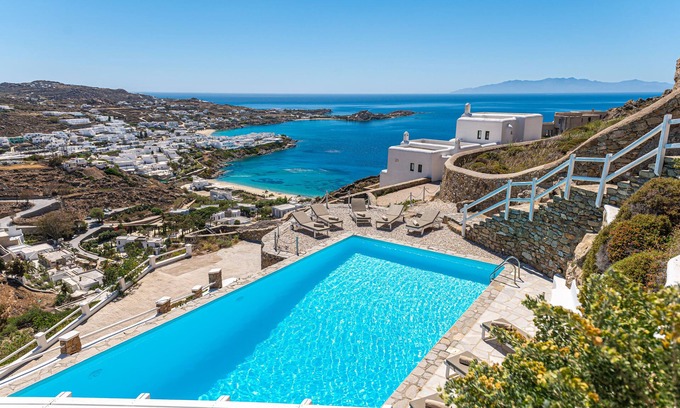 Psarou Casa | Luxury Villa Thelgo Mykonos II,amazing sea view!!