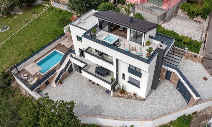 Novi Vinodolski Casa | Villa de lujo con piscina Novi Vinodolski (K-23484)