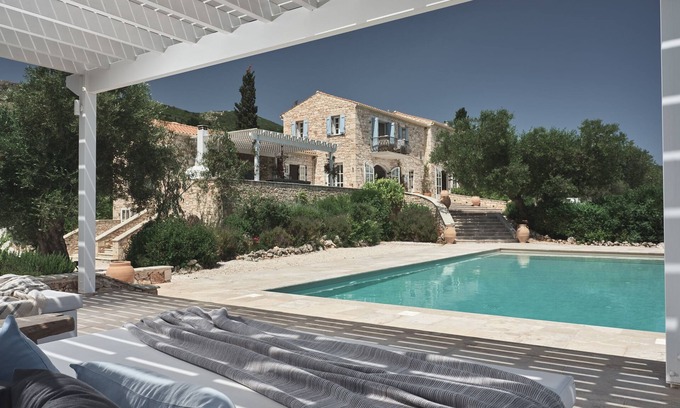 Skinaria Villa | VILLA DE LUJO con piscina privada, jacuzzi, sala de juegos, petanca y olivar