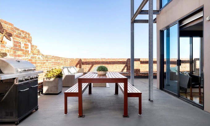 Fitzroy Apartamento | Factory Penthouse - Vistas ininterrumpidas del horizonte de la ciudad