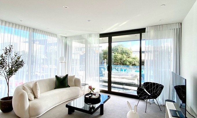 Kingswell Apartamento | Luxury Waterfront Apartment in Auckland | 2BR