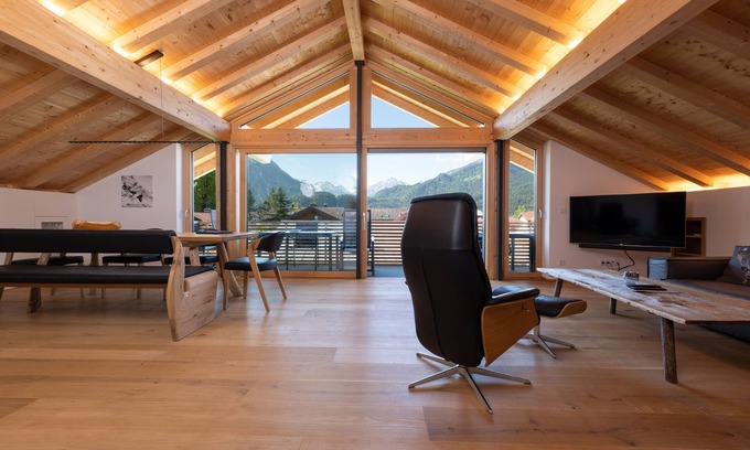Oberstdorf Apartamento | Luxusurlaub, Traumhafter Bergblick, Südbalkon, Top Lage