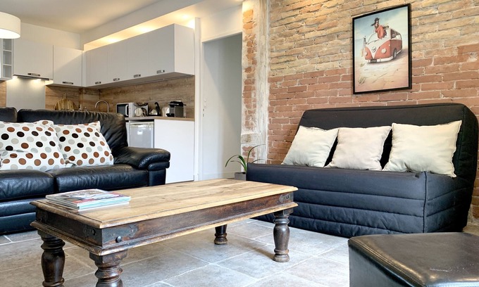 Voiron Apartamento | #M0 | Le charme voironnais 🤍| T3 | 6 persons | City center
