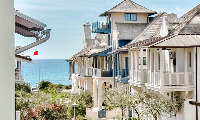 Rosemary Beach Cabaña | Madison Cottage en Rosemary * Vistas del golfo * Sur 30-A * Cerca de la piscina de Barbados