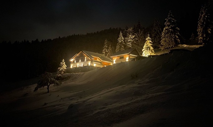 La Bresse Apartamento | Magnificent 4* gite for 15 people in the mountains. Extraordinary view.