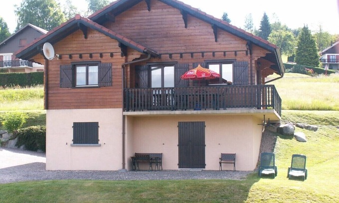 Gerardmer Chalet De Esquí | Magnífico chalet visto desde el lago cerca de las tranquilas pistas de esquí 4 personas