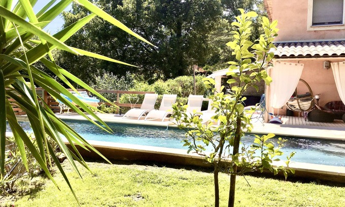 Tourrettes-sur-Loup Casa | Magnífica villa en Tourrettes sur Loup PISCINA MAR