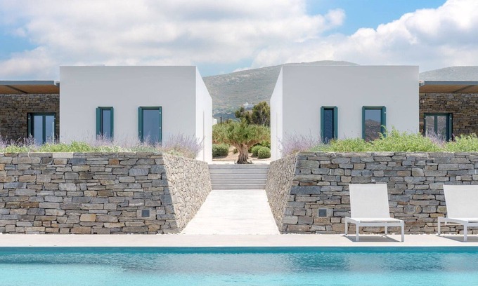 Naousa Villa | Magnificent Paros Villas | Villa Iris | 5 Bedrooms | Breathtaking Views and Swimming Pool | Naousa