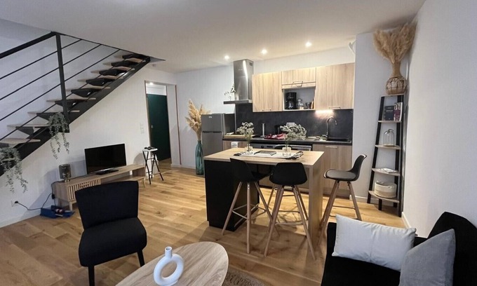 Gambetta Apartamento | Magnificent T3 duplex Montpellier Centre historique