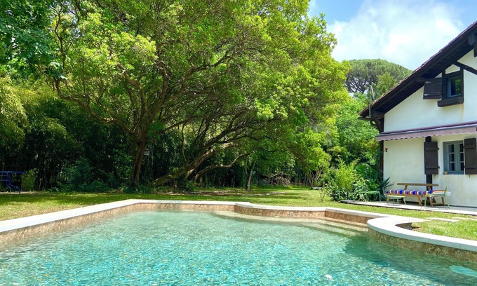 Lit-et-Mixe Casa | Magnificent vacation home on 1Ha - Unique swimming pool