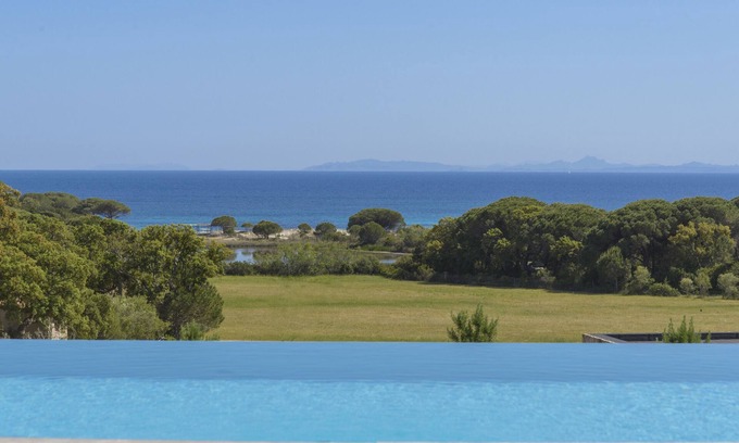 Hameau de Palombaggia Casa | Magnífica villa con impresionantes vistas de la playa de Palombaggia Acceso privado al mar