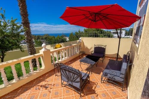 Mnar Casa | Magnifique appartement avec jardin en face de la mer