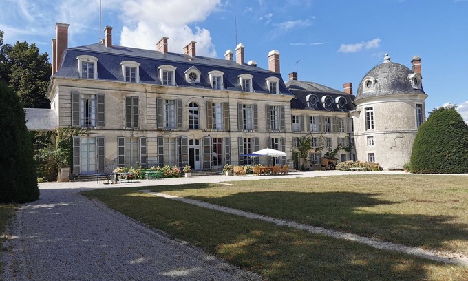 Sainpuits Otro | Magnifique Château 15 Pers Piscine Chauffée, Terrain de Tennis