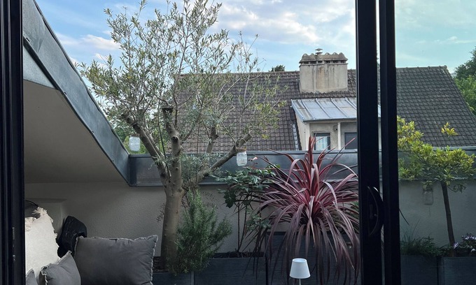 Suresnes Apartamento | Magnifique Loft Avec Terrasses à 10 min de Paris