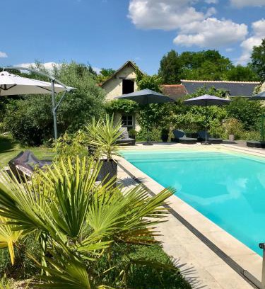 Cinais Casa | Magnifique Refuge avec piscine et animaux situé au coeur des châteaux de la Loire et des vignobles