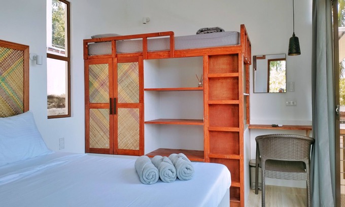 Tubod Cabina | Mahogany Cabin at Las Terrazas de Barili. 1 Queen Bed plus 1 extra single bed.