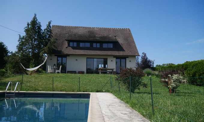 Saint-Etienne-la-Thillaye Casa | Maison de Campagne Avec Piscine-10km de Deauville