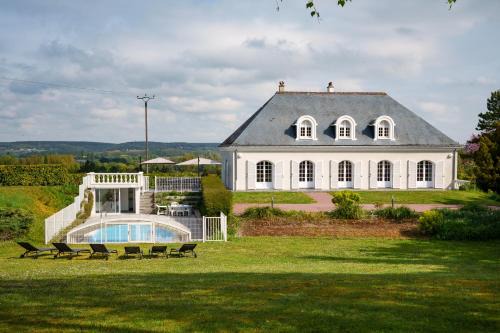 Brizay Casa | Maison 15 p avec piscine sud Touraine