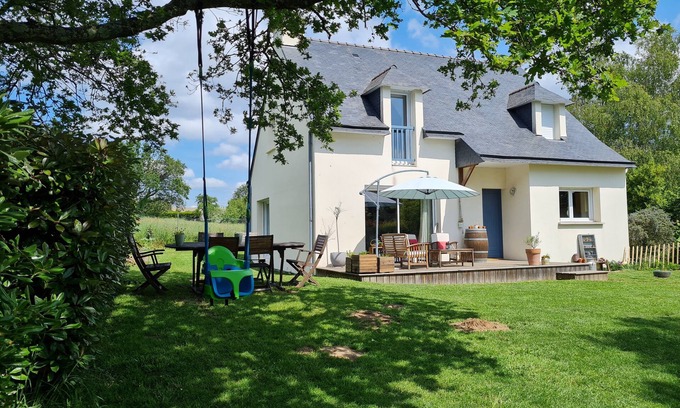 Sene Casa | Maison 4 Chambres, Terrasse, Jardin, Proche Plage