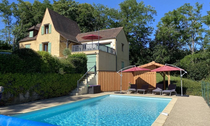 Castelnaud-la-Chapelle Casa | Maison a la Campagne Piscine Chauffée
