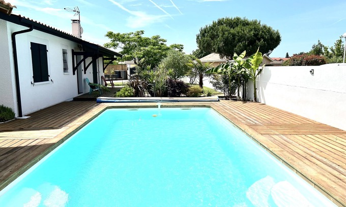 Gujan-Mestras Casa | Maison au Calme Avec Piscine et Proche des Ports