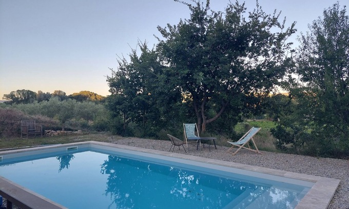 Chusclan Casa | Maison Avec Piscine Proche Avignon