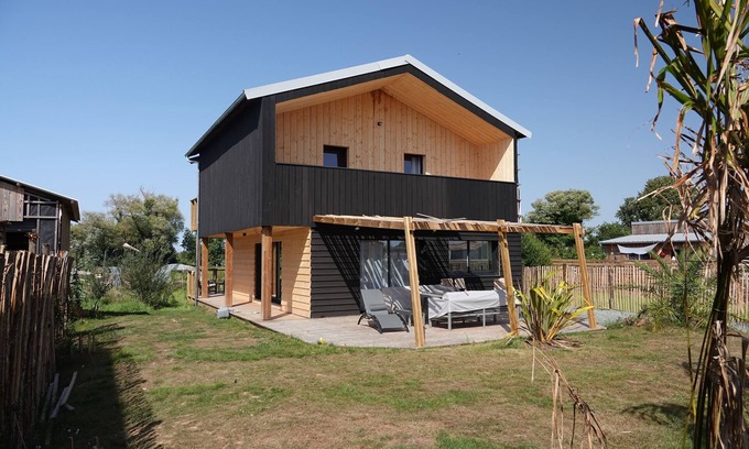 Les Conches Casa | Maison Bois à Proximité de la Forêt et de la Plage