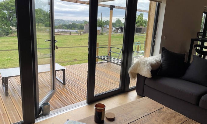 Courtonne-la-Meurdrac Casa | Maison Bois Lumineuse Avec Belle vue et Grande Terrasse