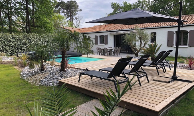 La Tremblade Casa | Maison Bord de mer Avec Piscine Sécurisée à 1,9 km des Plages