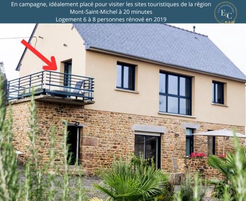 Baguer-Pican Casa | Maison comprenant deux gîtes à louer, ensemble ou indépendamment, capacité de 4 à 19 personnes Idéalement placé pour visiter le Mont-Saint-Michel, Saint-Malo et les alentours