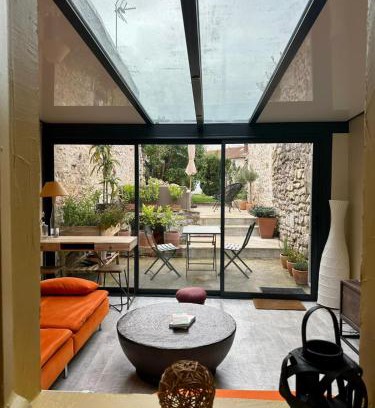 Crepy-en-Valois Casa | Maison cosy pour 2 à Crépy, véranda et jardin