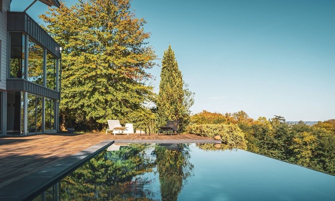 Jurancon Casa | Maison D Architecte Avec VUE Imprenable SUR LES Pyrennees