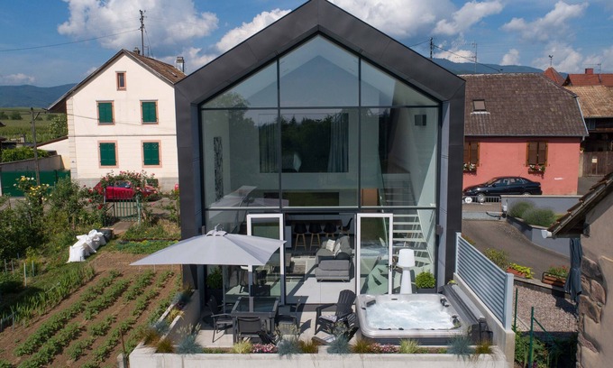 Bergheim Casa | Casa de arquitecto cerca de Ribeauvillé y Colmar.