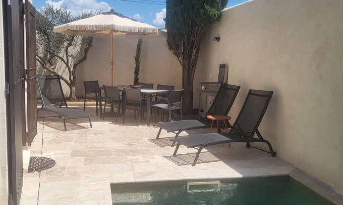 St.-Remy-de-Provence Casa | Maison de Charme Avec Piscine à 2 pas du Centre de Saint Rémy de Provence 4 Pers
