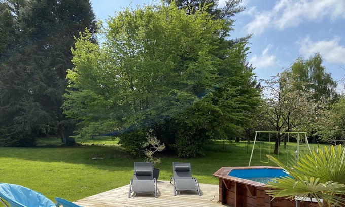 Marolles Casa | Maison de Campagne, Piscine, Aire de Jeux, Jardin