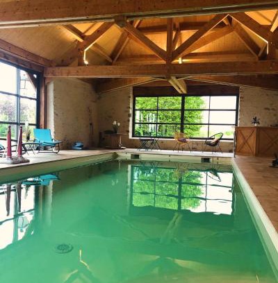 Saint-Victeur Casa | MAISON DE VACANCES AVEC PISCINE INTERIEURE - Le Grand Champagne