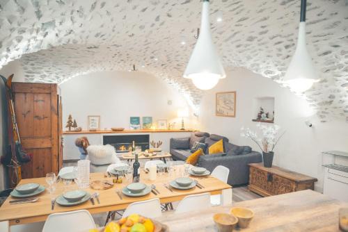 Saint-Chaffrey Casa | Maison de village - Les Voûtes Blanches - Serre Chevalier 1350