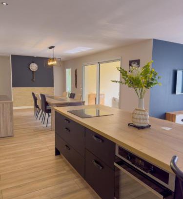 Pujols-sur-Ciron Casa | Maison Familiale Moderne avec Grand Jardin à Bommes - Un Havre de Paix pour vos Vacances