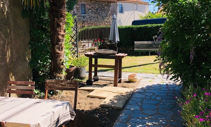 La Boissiere-de-Montaigu Cabaña | Gîte-Baño privado con bañera