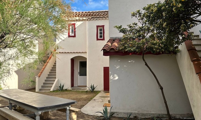 Saintes-Maries-de-la-Mer Casa | Maison vue mer Avec Jardin