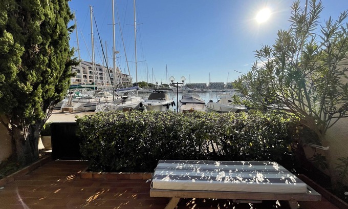 Port Cogolin Casa | Maison Golfe de Saint-Tropez, pies en el agua