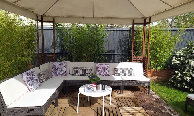 Verneuil-sur-Seine Casa | Maison/ Jardin, Proche Paris, Jeux Olympiques, Château de Versailles-8 Personnes