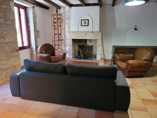Saint-Martin-de-Gurson Casa | Maison Jean-Du-Feu au calme à Jenduffe