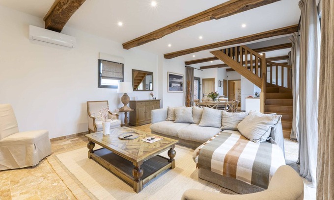 Cricqueboeuf Casa | Maison Melrose-Casa-De Lujo-Baño con bañera
