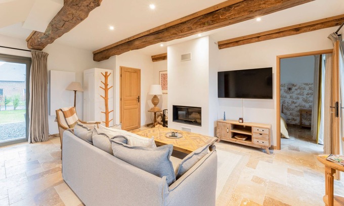 Cricqueboeuf Casa | Maison Morny-Casa-De Lujo-Baño con bañera