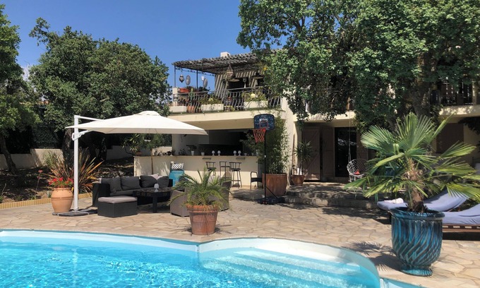 Valescure Casa | Maison Neuve 200 m2 Avec Piscine et Terrain de Boules sur Terrain 1550 m