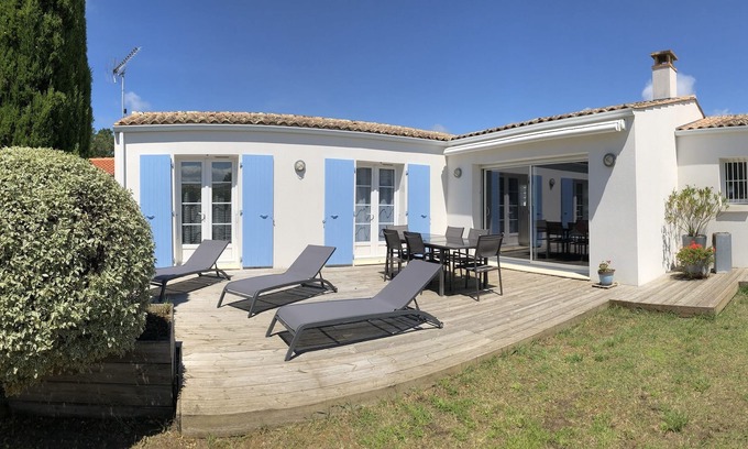 Le Grand-Village-Plage Casa | Maison oléronnaise, 8pers (4 chb) cerca de la playa, tiendas y restaurantes.