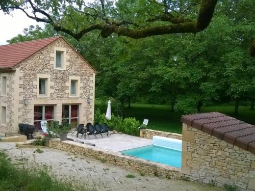 Cenac-et-Saint-Julien Casa | Maison Périgord Noir avec piscine privée, près de Sarlat et de la Dordogne, 4 chambres, label handicap - FR-1-616-6